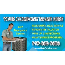 HVAC Business Card Magnet #16